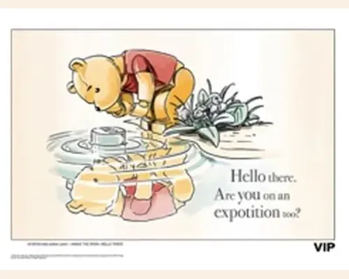 Winnie the Pooh poster - Hello Image