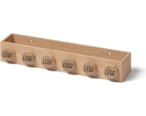 Wooden Book Rack Light Oak Image