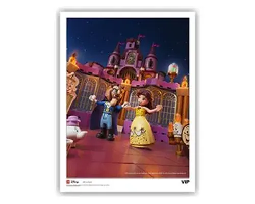 Belle & Beast Art Print Image