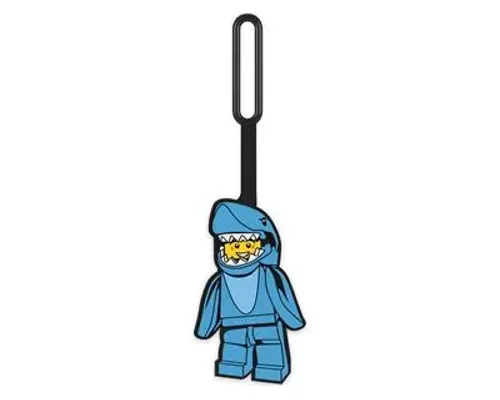 Shark Suit Guy Bag Tag Image