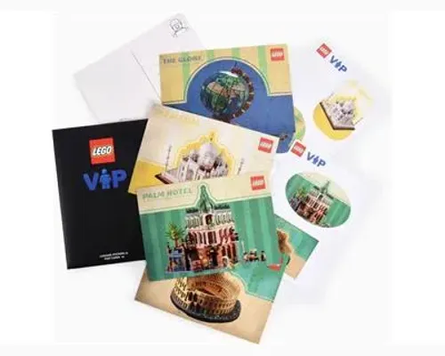 LEGO Travel Postcard and Sticker Set Image