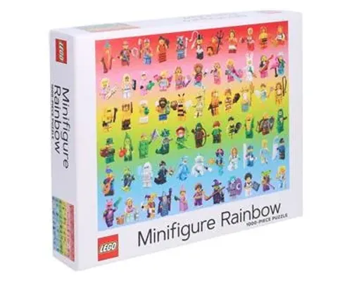 Minifigure Rainbow 1 000 Piece Puzzle Image