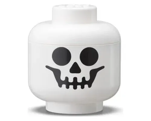 Mini Skeleton Storage Head - White Image