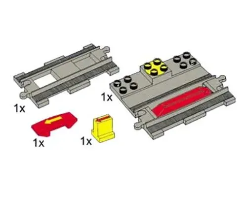 Duplo Start / Stop Rail, Single Rail, Change of Direction Switch Image