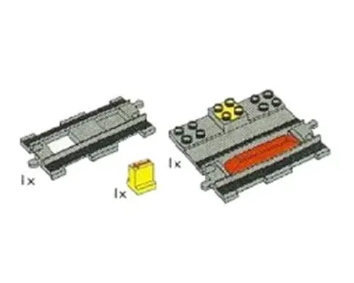 Duplo Start / Stop Rail Plus Straight Rail Image