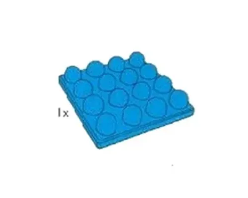 Duplo Primo Plate 4 x 4 Blue Image