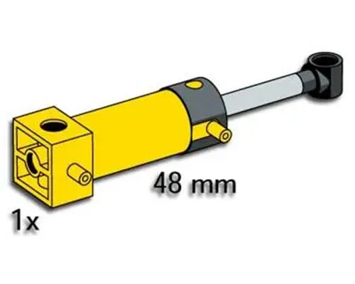 Double-Acting Pneumatic Piston Cylinder 48 mm Image