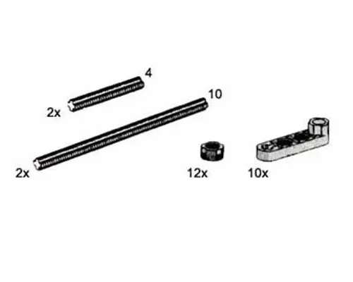 Cross Axles, Nuts Image