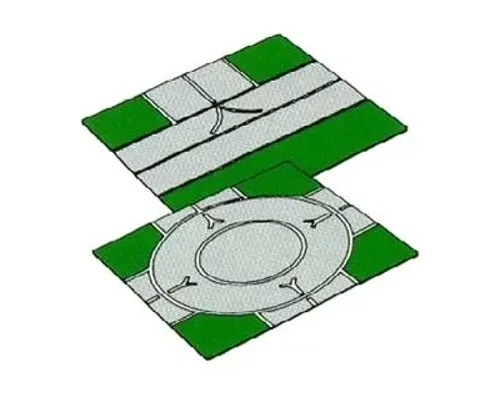 Runway T-Junction and Circle Base Plates Image