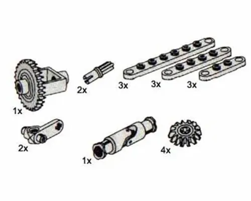 Differential Housing and Steering Elements Image