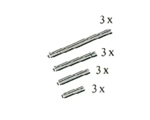 Cross Axles Sizes 2, 3, 4 and 6 Image