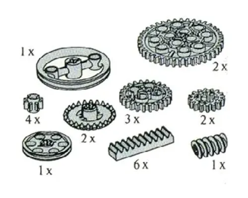 Gear Racks, Gear Wheels and Pulley Wheels Image