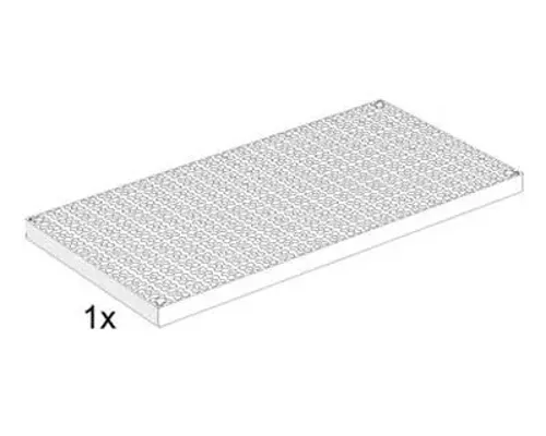 LEGO Scala Floor Plate 17.5 x 35 cm Image