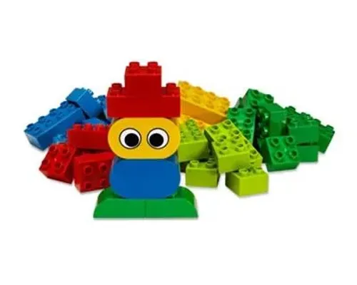 Duplo Basic Bricks with Fun Figures Image