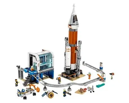 Deep Space Rocket and Launch Control Image