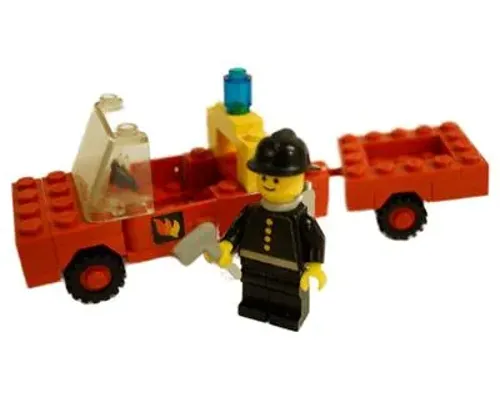 Fire Truck and Trailer Image