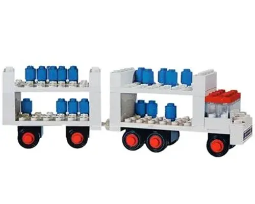 Milk Truck with Trailer Image