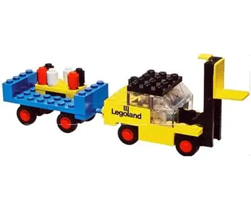 Forklift with Trailer Image