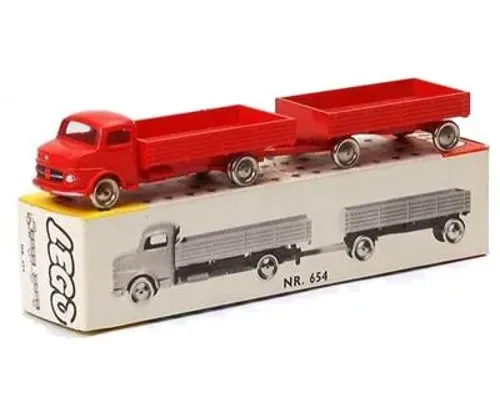 1:87 Mercedes Flatbed Truck/Trailer Image