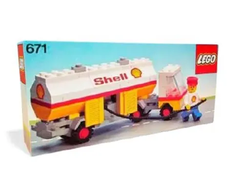 Shell Petrol Tanker Image