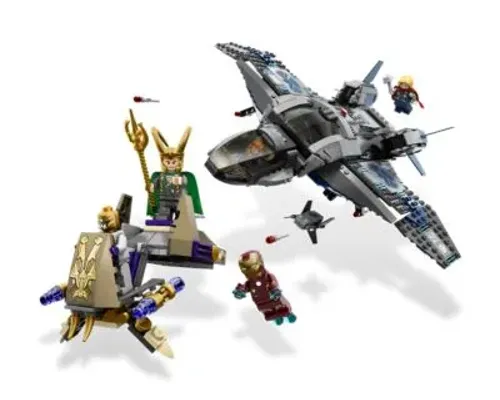 Quinjet Aerial Battle Image