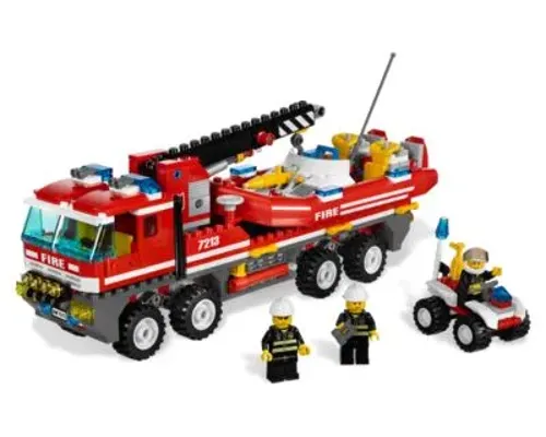 Off-Road Fire Truck & Fireboat Image