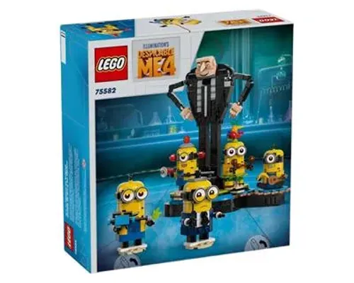 Brick-Built Gru and Minions Image