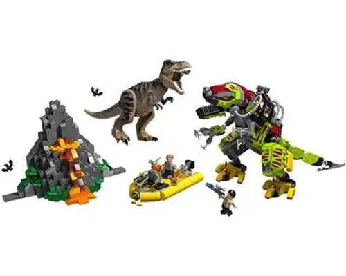 T. rex vs Dino-Mech Battle Image