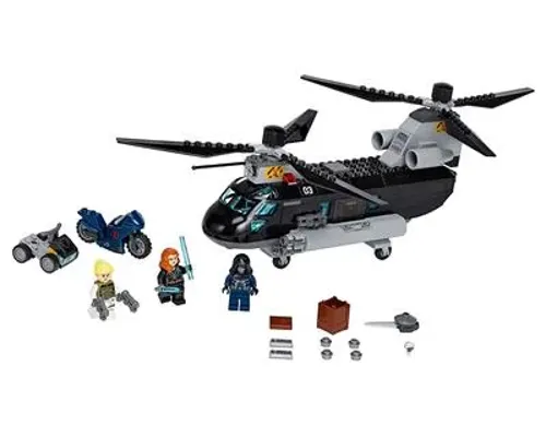 Black Widow's Helicopter Chase Image