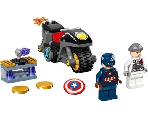 Captain America and Hydra Face-Off Image