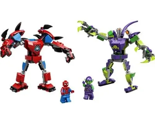 Spider-Man & Green Goblin Mech Battle Image