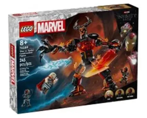 Thor vs. Surtur Construction Figure Image