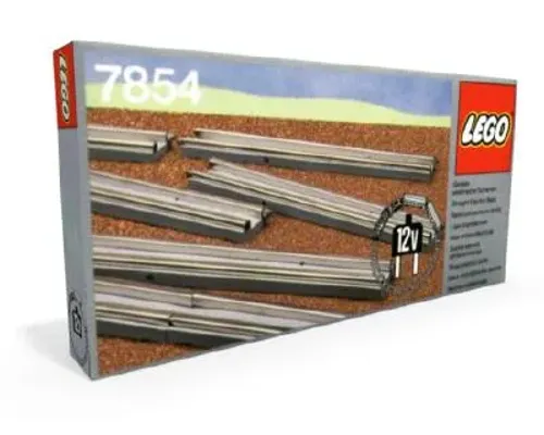 8 Straight Electric Rails Grey 12V Image