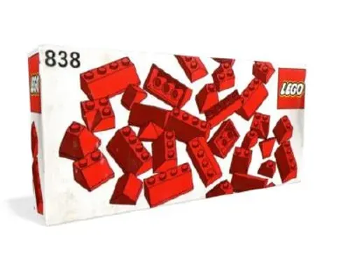 Red Roof Bricks Parts Pack, 45° Image