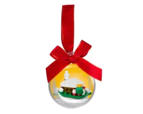 Christmas Snow Hut Ornament Image