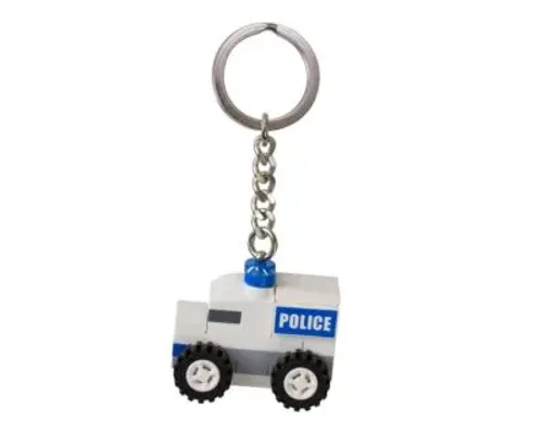 Police Car Bag Charm Image