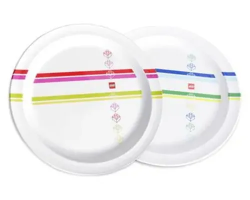 Classic Stripes Melamine Plates Image