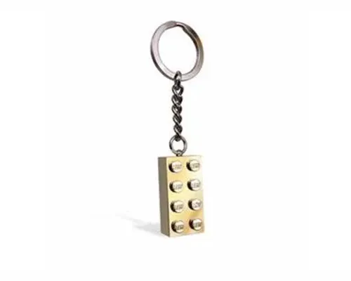 Gold Brick Key Chain Image