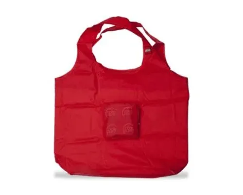 Foldable red shopping bag Image