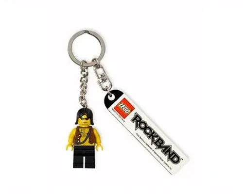 LEGO Rock Band Promo Key Chain Minifig 1 Image