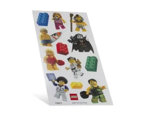 Classic Minifigure Sticker Set Image