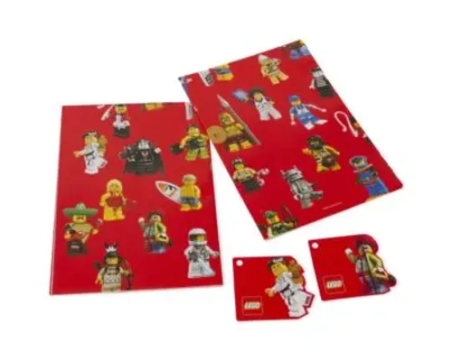 Minifigure Wrapping Paper Image