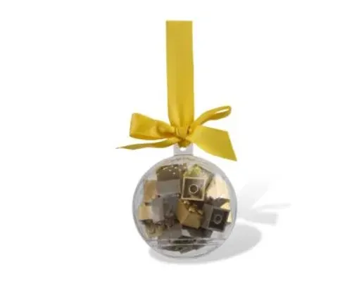 Holiday Bauble with Gold Bricks Image