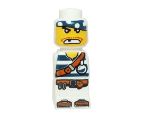 Microfigure Pirate Plank Pirate White (4585528) Image