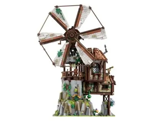 Mountain Windmill Image