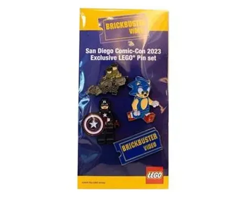 San Diego Comic-Con 2023 Exclusive LEGO Pin set Image