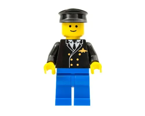 Airport - Pilot, Blue Legs, Black Hat Image