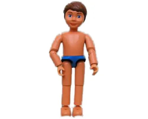 Belville Male - Blue Swimsuit, Brown Hair (Child / Boy) Image