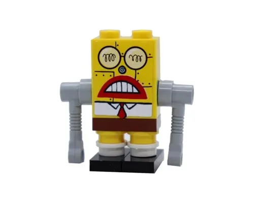 Robot SpongeBob with Sticker Image