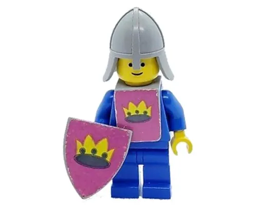 Classic - Yellow Castle Knight Blue - with Vest Stickers Image